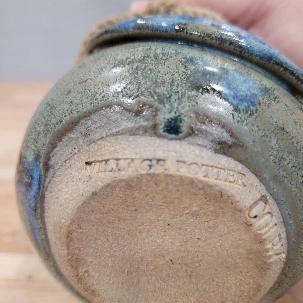 Pottery Bird Feeder or Planter‎ Village Potter Colby Handmade